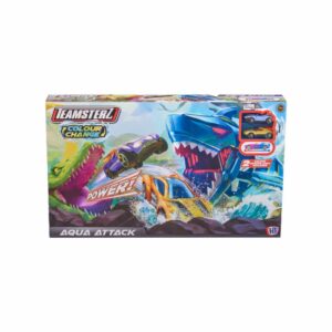 Pista Ataque Del Tiburón TEAMSTERZ Incluye 2 Vehículo