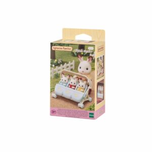 Set De Juego Coche Para Trillizos SYLVANIAN FAMILIES 4 Piezas