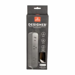 Multitoma Eléctrica Con USB Negro GLOBE Unidad