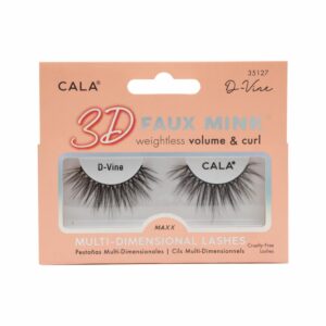 Pestañas Postizas 3D Faux Mink Lashes - D-Vine CALA Unidad