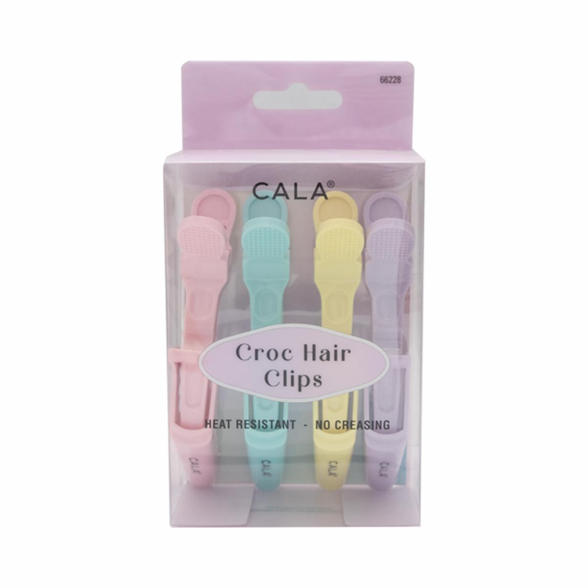 Vinchas De Cabello Tipo Pinza Forma Cocodrilo Croc Hair Clip Color Pastel CALA Set X4