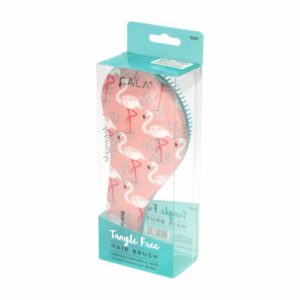 Cepillo De Cabello Diseño Tangle Pink Flamingo CALA Unidad