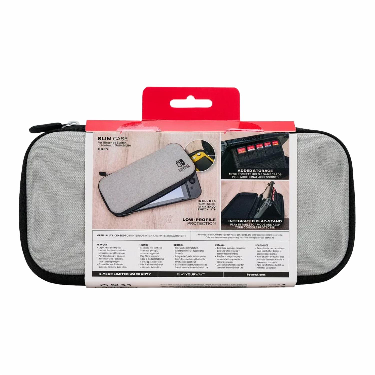 Estuche Para Switch Power A Charcoal Slim NINTENDO Unidad