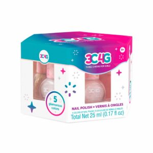 Set De Belleza Esmalte De Uñas 3C4G 5 Colores
