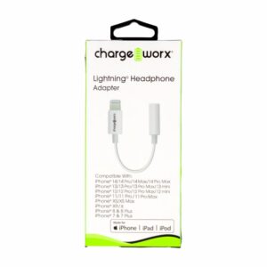 Adaptador De Audífonos Para IPhone CHARGE WORX Unidad