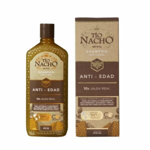 Shampoo Para Cabello Prevención Caída Anti Edad Con Jalea Real TÍO NACHO 415 Ml