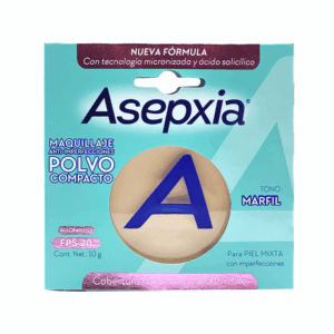 Polvo Compacto Anti-Imperfecciones Tono Claro Mate ASEPXIA 10 G