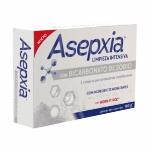 Jabón Facial Con Bicarbonato De Sodio ASEPXIA 100 G