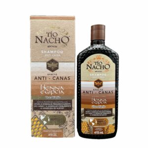Shampoo Para Cabello Sustentable Henna Egipcia Anti Canas TÍO NACHO 415 Ml