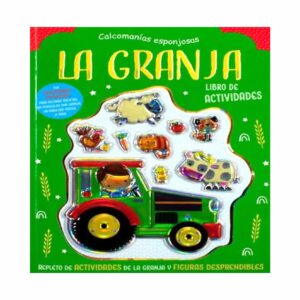 Libro Calcomanías Esponjosas La Granja SILVER DOLPHIN 25 Páginas