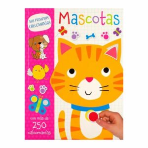 Libros Mis Primeras Calcomanías Mascotas SILVER DOLPHIN 30 Páginas