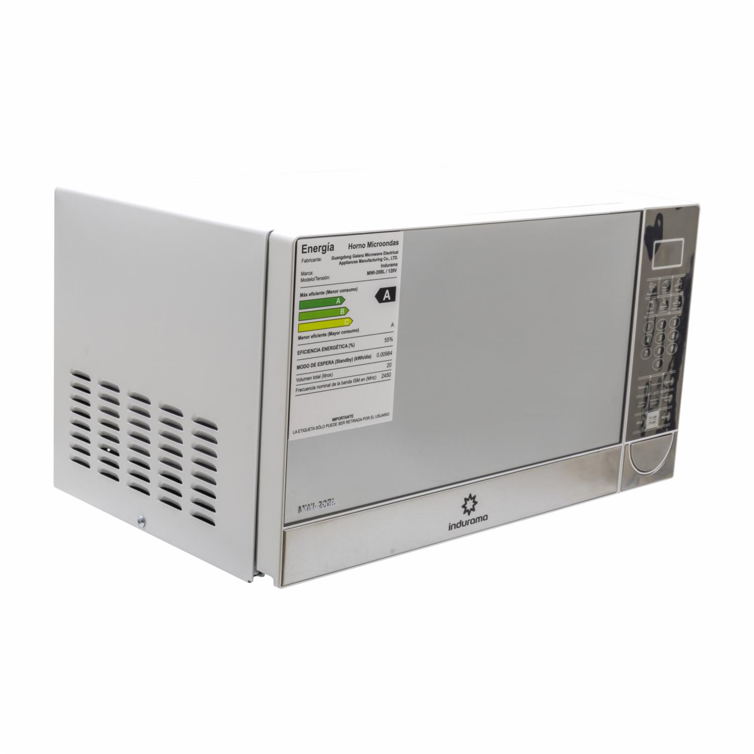 Microondas Panel Digital MWI-20 INDURAMA 20 Litros