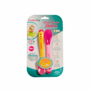 Set De Cucharas Térmicas Infantiles CUTE BABIES 2 unidades