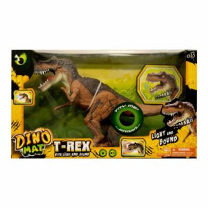 Dinosaurio T Rex DINO MAT Con Luz Y Sonido