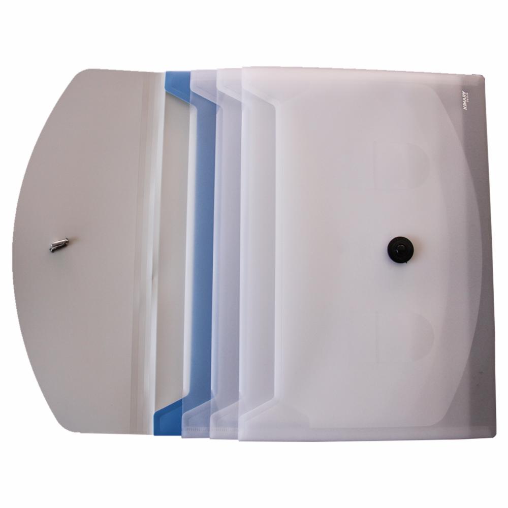 Archivador 4 Divisiones Con Elástico KINARY A4 - Imagen 3