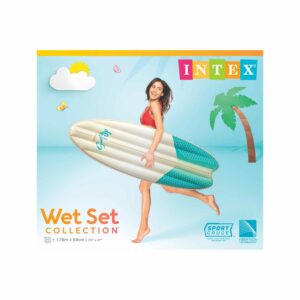 Flotador Inflable Tabla De Surf INTEX Colores Surtidos