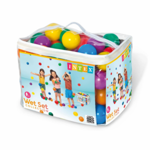 Bolsa De Pelotas De Plástico INTEX Incluye 100 Pelotas