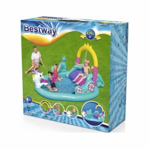 Centro De Juegos Inflable Unicornio BESTWAY Para Niños