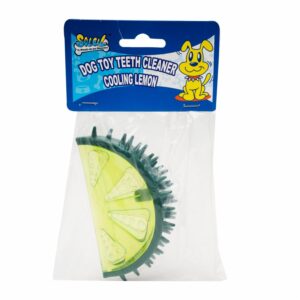Juguete Para Mascota Perro Limpiador De Dientes Limón SOLEIL Unidad