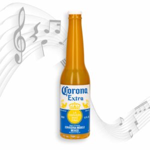 Altavoz TWS Botella 73028-CO CORONA Blanco con Azul