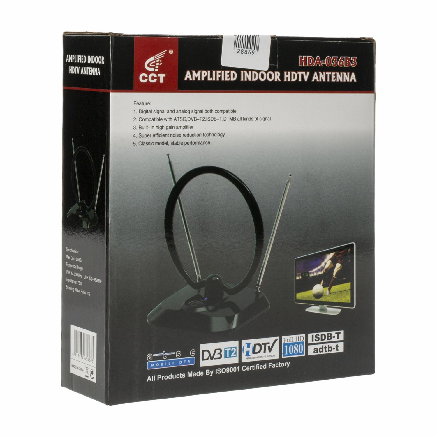 Antena Para Interiores HDTV CCT Digital