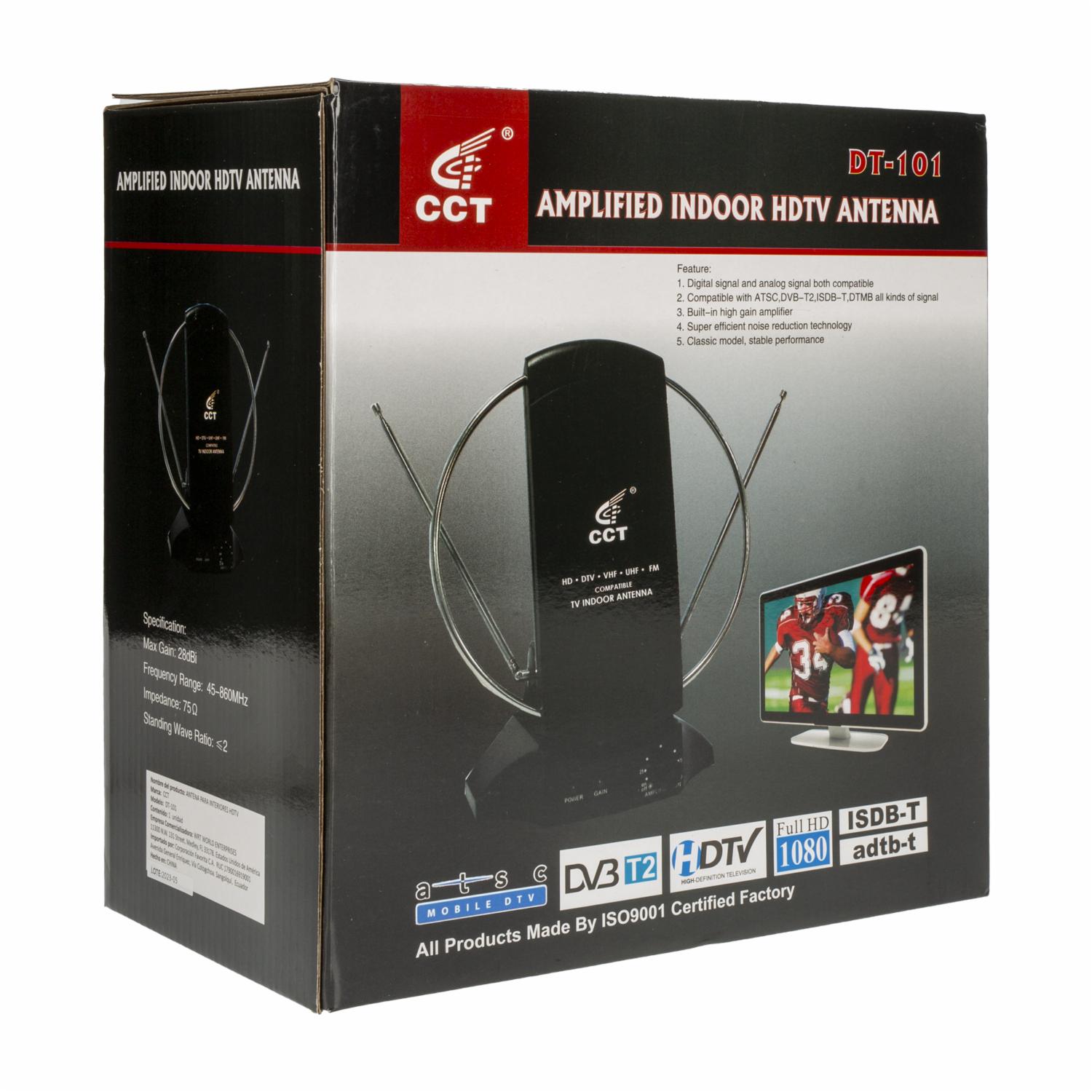 Antena Para Interiores HDTV CCT Digital
