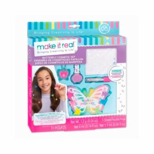 Set De Belleza Cosméticos De Mariposa MAKE IT REAL 11 Piezas