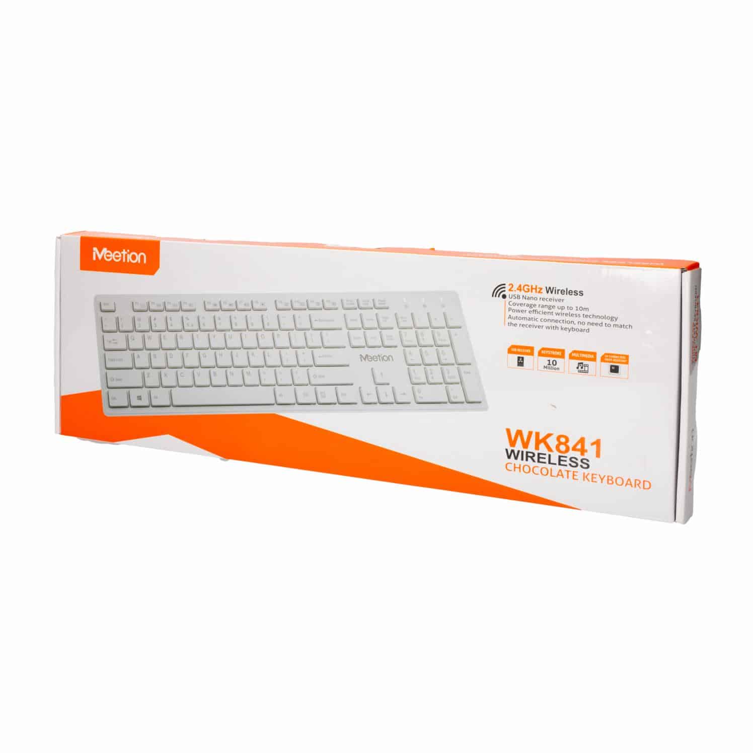 Teclado Wk841 White MEETION Wireless - Imagen 3