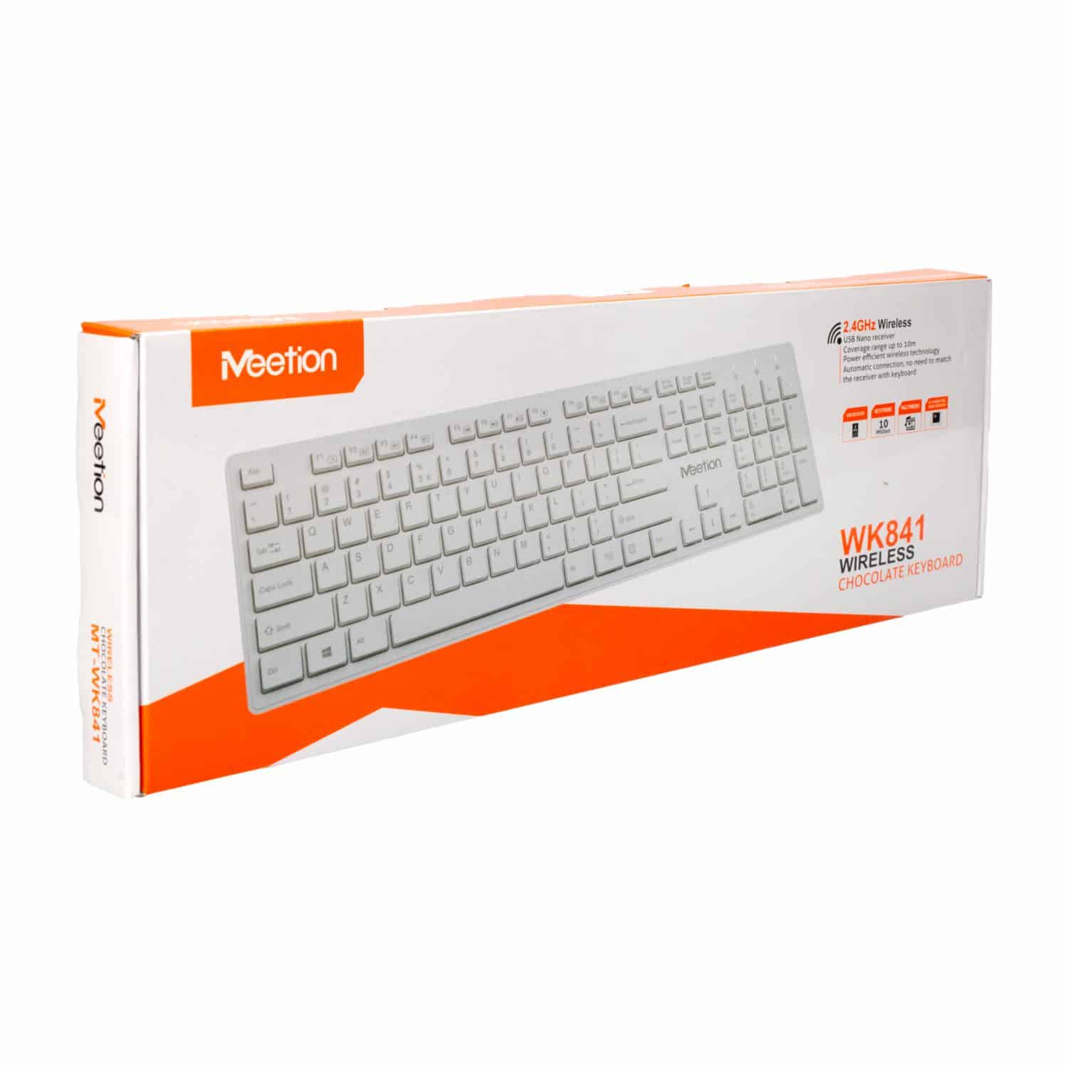 Teclado Wk841 White MEETION Wireless - Imagen 4