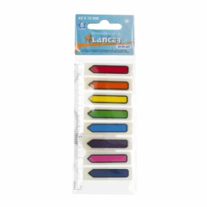 Separador De Hojas Flechas De Colores LANCER 45 Uds X 12 Mm