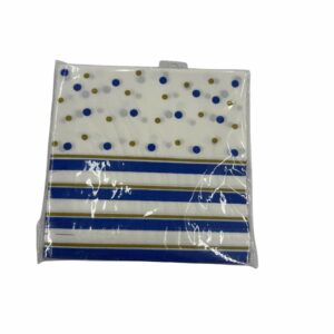 Servilleta Azul Con Dorado IMPORTADORA CUMPLEAÑOS X 10 Uds