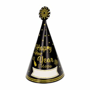 Gorros Happy New Year IMPORTADORA CUMPLEAÑOS X 4 Uds