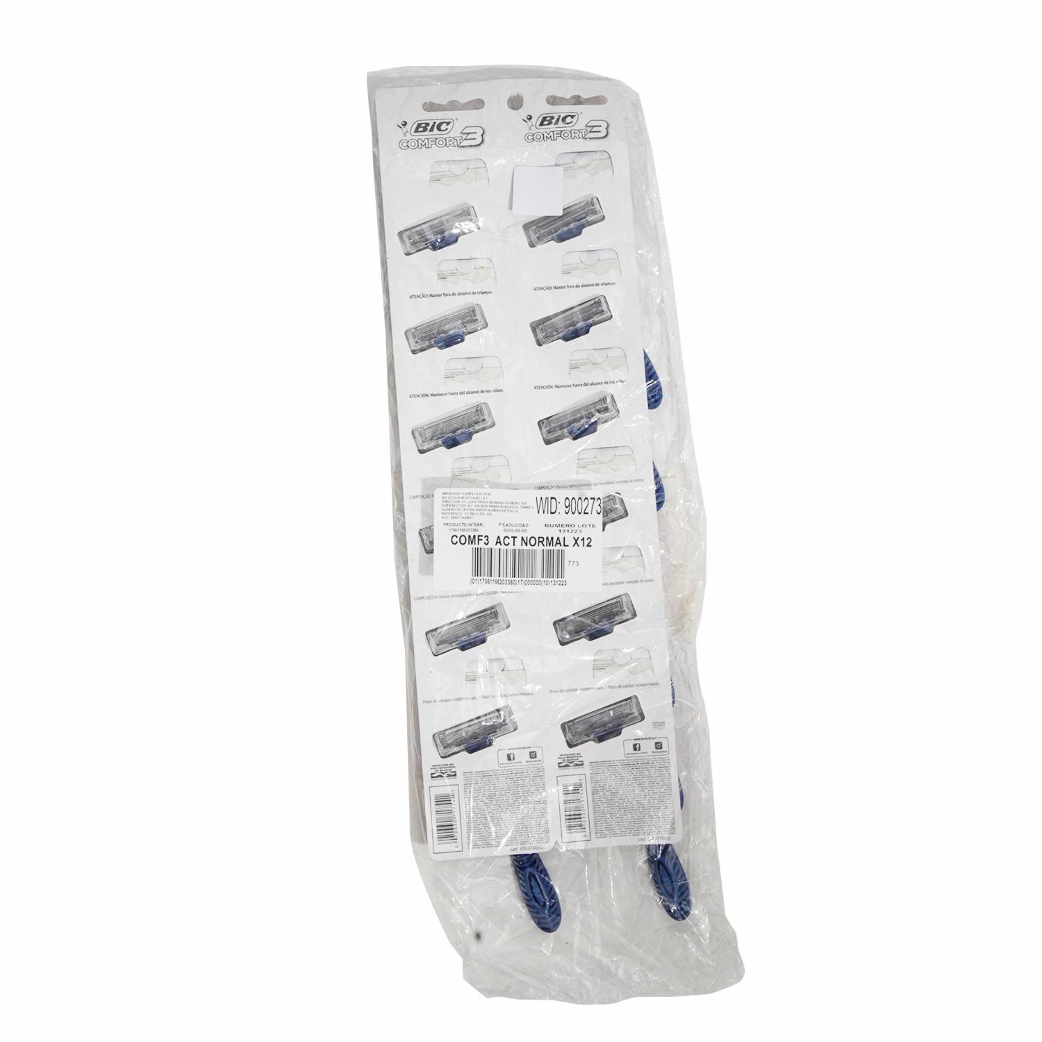 Afeitadora Desechable Caballero Comfort 3 Advance BIC X 12 Uds - Imagen 2