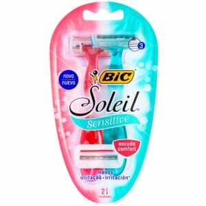 Razuradora Desechable De Mujer Solei Sensitive BIC 1X2 Unidades