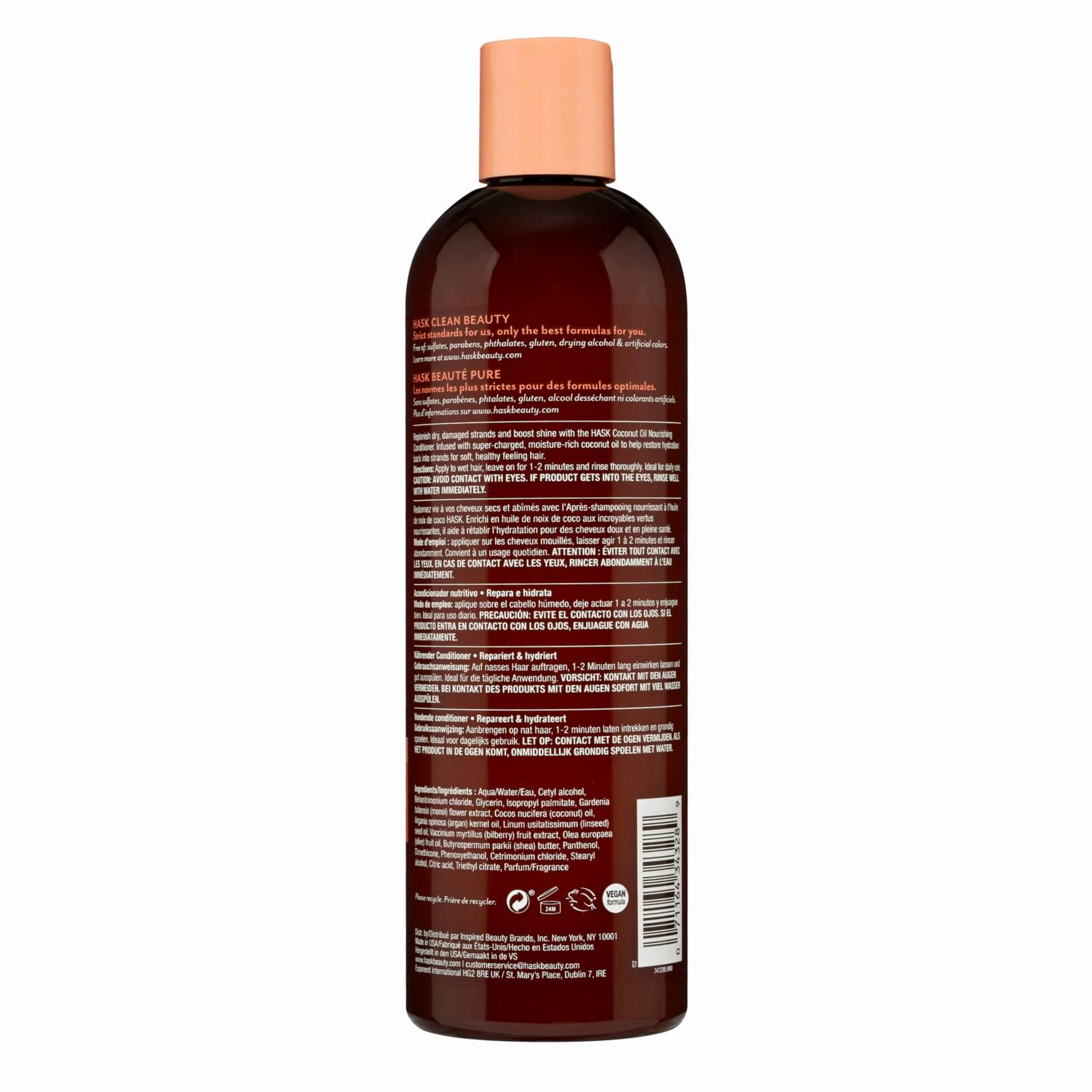 Acondicionador Monoi Coconut Oil Nutritivo HASK 355 Ml - Imagen 2