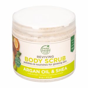Exfoliante Body Scrub Argán Oil & Shea PETAL FRESH PURE 473 Ml