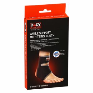 Tobillera Tela Absorbente Con Velcro BODY SCULPTURE Ajustable