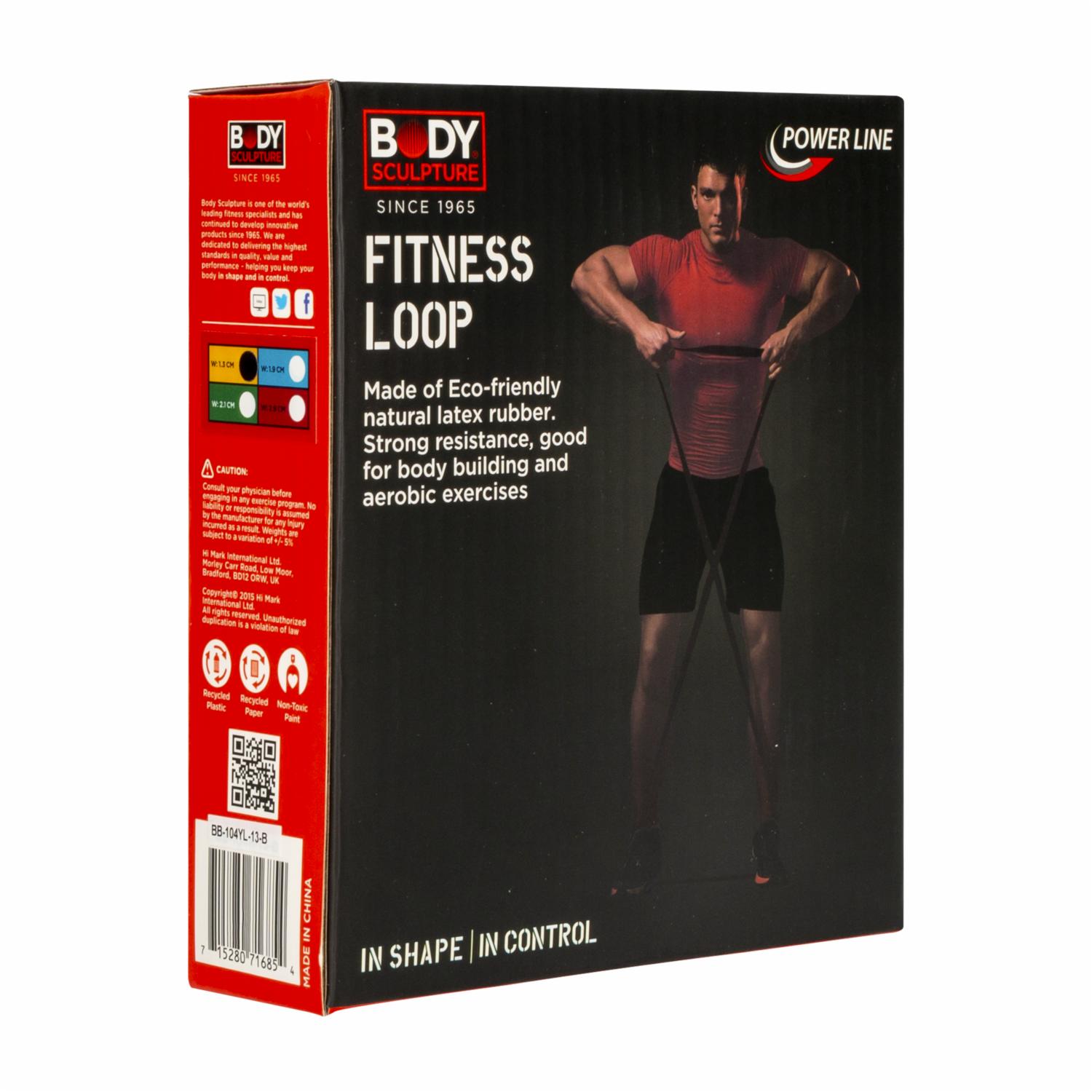 Banda De Resistencia Para Agilidad Amarilla BODY SCULPTURE 1,3 Cm - Imagen 4