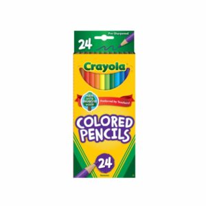 Lápices De Colores Escolares CRAYOLA 24 Piezas
