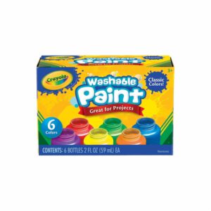 Set De Pintura Lavable CRAYOLA 6 Colores