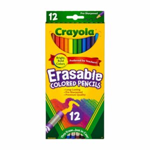 Lápices De Colores Borrables CRAYOLA 12 Piezas