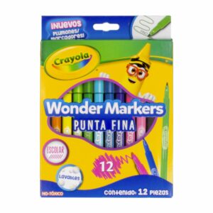 Set De Marcadores Punta Fina CRAYOLA 12 Colores
