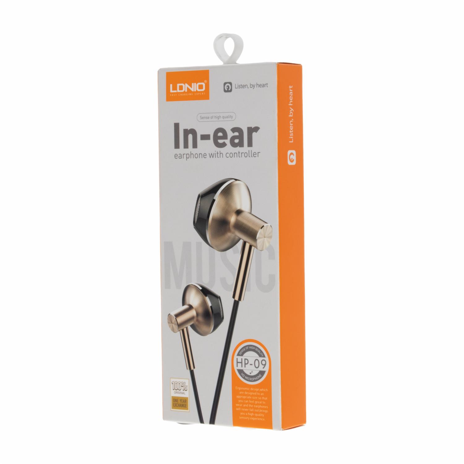 Audífonos IN Ear HP09 LDNIO Con Cable - Imagen 4