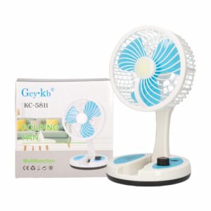 Ventilador Recargable Con Luz 28 Cm GCY.KB KC5811