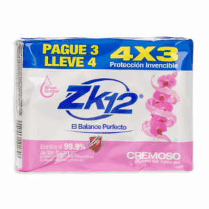 Jabón En Barra Antibacterial Cremoso ZK12 440 G