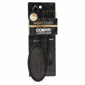 Cepillo De Cabello, Especial Para Desenredante Terciopelo Negro X2 CONAIR Paquete