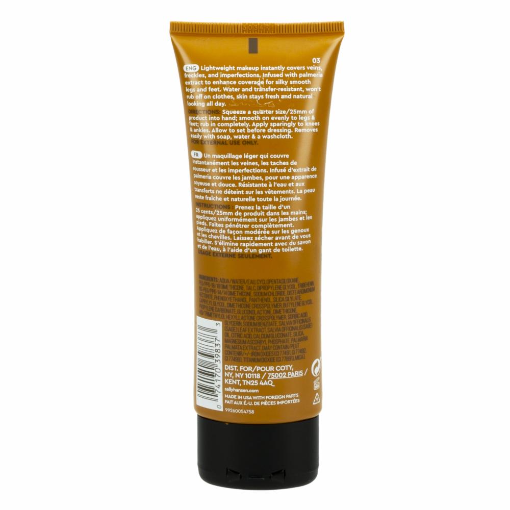 Bronceador Maquillaje Corporal Airbrush Legs Crema Tan SALLY HANSEN 118 Ml - Imagen 2