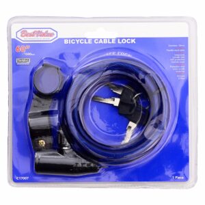 Cable De Seguridad Para Bicicleta De 15Cm BEST VALUE Unidad
