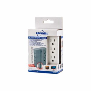 Protector De Voltaje 6Tomas 3P Sencillo 1875W ROCKWELL Unidad