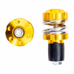 Extensión De Manubrio De Moto Color Dorado TAEKO Set X 2 Uds